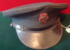 Police Peak Cap: Royal Ulster Constabulary Police Cap having QEII Badge