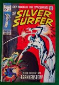 Marvel Comics The Silver Surfer: Issue number 7 August 1968 The Heir of Frankenstein! good clean