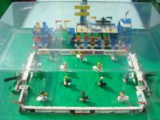 Shop Display Lego Championship Challenge Football Set 3409 Playable Soccer Game: Mounted on Official