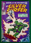 Marvel Comics The Silver Surfer: Issue number 2 October 1968 When Lands the Saucer! good clean