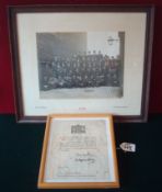 Scarce 1926 National Strike London Police Photograph and Certificate: To consist of Special