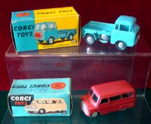 Corgi Toys Commercial Vehicles: To consist of No 404 Bedford Dormobile Personnel Carrier (Metallic