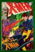 Marvel X-Men Comics: Featuring The Last X-Man in issue No 59 Aug 1969 1/- with 4p in pen condition