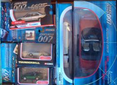 Selection of Corgi James Bond Diecast Cars: To include Die Another Day Thunderbird 1:18, Licence