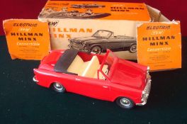 Victory Industries Hillman Minx Convertible: Large 1/18th scale plastic bodied battery operated