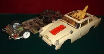 Gamma James Bond Cars: Spaces example only having chassis, Cream Body and other bit which are
