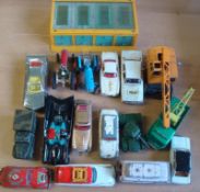 Small Selection of Dinky, Spot-On and Corgi Cars: To consist of Spot-On Zephyr Six Police Car,