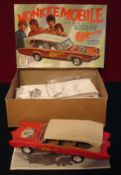 Airfix Monkee Mobile Plastic Kit: This lot consists of a Box example that has been started