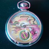 Ingersoll Dan Dare Pocket Watch: 1950s, Eagle emblem to rear of case, complete with Good Plus