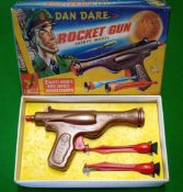 Merit Dan Dare Rocket Gun: Rare issue finished in copper with two red safety rockets complete with