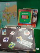 Capital Adventure The International Game of Travel World Map Strategy Board Game: Questions and