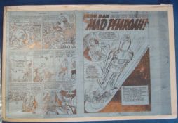 Original Metal Litho Printing Plate for the Fantasic Comic: Issue number 8 April 1967 pages 14 and