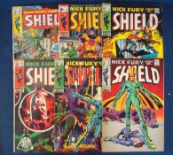 Marvel Comics Nick Fury - Shield: Six Issues numbers 8, 9, 10, 13, 15, 16 1969/1970 with UK