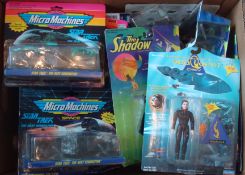 Selection of Carded Figures and Micro Machines: To include Sea Quest DSV Captain Bridger,