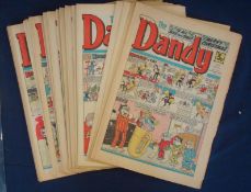 British Dandy Comics: 22 issues all from 1974 to consist of numbers 1702-1707, 1709, 1710, 1712-