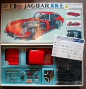 Scarce Imai Jaguar XK-E Grand Touring Sport Coupe Model Kit: 1/8th Scale featuring motorized (