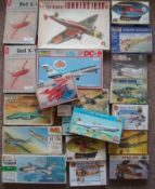 Collection of Plastic Model Kits: To include Revell Morane Saulnier N, Fokker D VII, Sopwith