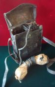 WW2 American Field Telephone: Great example housed in original Leather case (vendor states it was