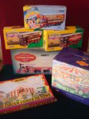 Selection of Corgi Circus Vehicles: To include 97896 Pole Truck, 12601 Foden Closed Pole Truck