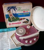 Vintage 1960s Pioneer Hawaiian SB-2 Portable Phonograph Rare Boxed: Pioneer Hawaiian SB-2 Portable