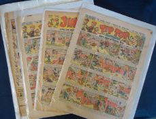 Selection of Scarce World War 2 Issued Comics: From 1939 – 1945 featuring Tip Top, Jingles, Tiny