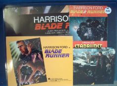 1982 Official Film Lobby Cards, Poster and Press Book: For the Film Blade Runner with Harrison Ford,