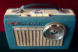 Vintage Kb Rhapsody De Luxe Transistor Radio: 1959 Kolster Brandes Rhapsody Deluxe model PP31/1 (
