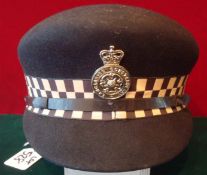 Police Peak Cap: Lancashire Constabulary Woman’s Police Cap having QEII Badge