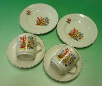 Magic Roundabout Cup, Saucer and Plate: Two set comprising of Mug, Saucer and Plate have Transfer to