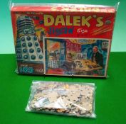 Vintage BBC TV Dr Who And The Daleks Jigsaw Puzzle 1965: Scarce Jigsaw 17 x 11 inches over 185