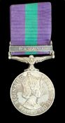 GSM QEII Malaya Medal: To 23637917 Pte R Subden Foresters