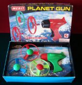 Merit (J&L Randall Limited UK) Dan Dare Planet Gun: Plastic gun with 3 x revolving missiles -