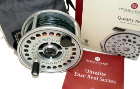 REEL: Hardy Ultralite Disc LA 10/11 alloy hi tech salmon fly reel large arbour in as new condition