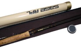 ROD: Sage Graphite 3 RPL 10? 2 piece carbon trout fly rod line rate 7 bronze whipped guides cork