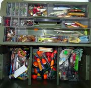 ACCESSORIES: Large collection of assorted pike tackle incl. lures by Masterline and Abu plugs by
