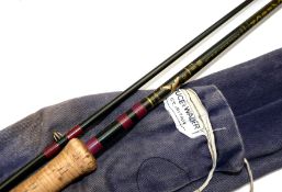 ROD: Bruce & Walker Carbon Special Reservoir Fly Rod 10? 2 piece line rate 8/9 plum whipped low