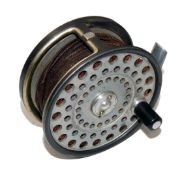 REEL: Hardy Zenith wide drum alloy fly reel 3.25? diameter two pillar model with large curved