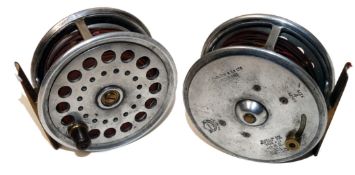 REEL: Farlow of London The BWP New Zealand wide drum fly reel 4.25? diameter ventilated face plate