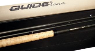 ROD: Guide-Line LPXe 15 3 piece carbon salmon fly rod line 10/11 grey anti -flash blank whipped