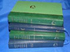 4 x FLY FISHERS CLASSIC LIBRARY - Ransome A ?Mainly About Fishing? 1994 half leather Volumes 1 & 2