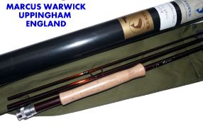 ROD: Marcus Warwick The Legend 11? 3 piece IMX carbon trout fly rod line rate 7/8 brown blank