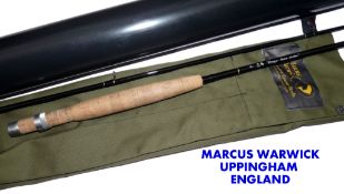 ROD: Marcus Warwick The Omega Boron-Carbon 9? 2 piece trout fly rod black blank lined guides