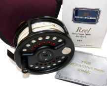 REEL: Hardy The Sovereign 2000 Black edition 9/10/11 alloy salmon fly reel Ltd Edition no 997