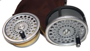 REEL & SPOOL: Hardy Marquis Salmon No2 fly reel black handle backplate tension adjuster correct