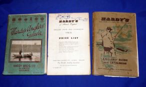 CATALOGUES (2): Hardy Anglers Guide 1937 and HAG 1958/9 with price list penned notation to list.