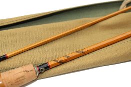 ROD: Hardy The Phantom Hollokona 6?10? 2 piece trout fly rod No.H65991 agate butt ring snake