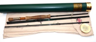 ROD: Winston USA BL5 9? 5 piece graphite trout fly rod line rate 6 green blank large diameter snake