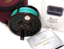 REEL: Hardy The Sovereign 2000 Black edition 9/10/11 alloy salmon fly reel Ltd Edition no 531