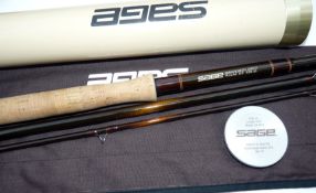 ROD: Sage Graphite GFL 3 15? 3 piece salmon fly rod in little used condition line rate 10 brown