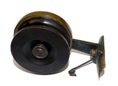 REEL: J E Miller of Leeds ?The Chippendale? Patent casting reel 22271/1909 all brass first model